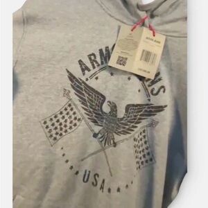 Hoodie Armor Jeans Classic Signature Hoodie NWT IN BAG MSRP $80 GRAY 3X